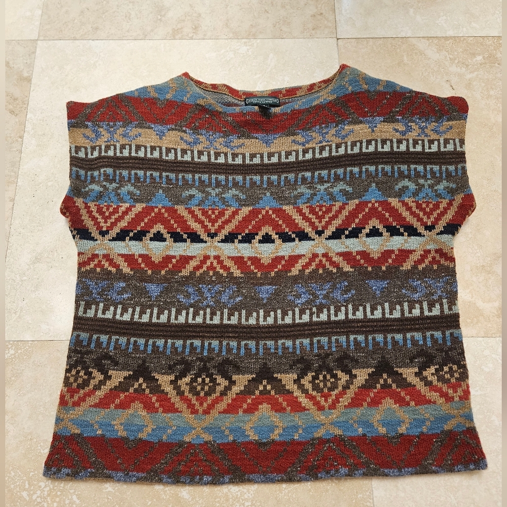 Ralph Lauren Jeans Company. Vibrant Cotton Knit Sweater